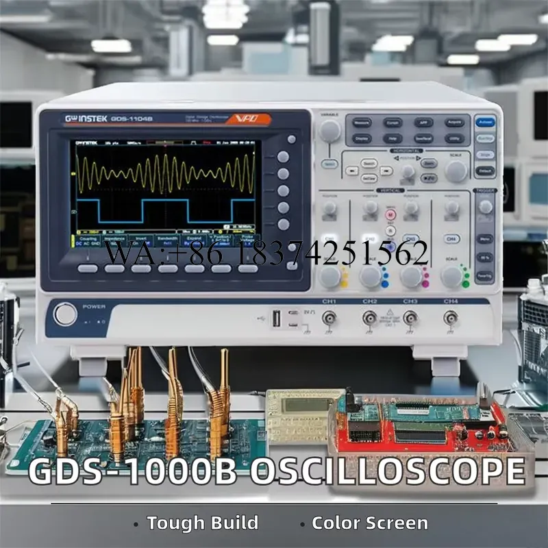 Digital Storage Oscilloscope 4 Channel 100Mhz - Wmwmnu per GDS-1104B Oscilloscopio Digitale a