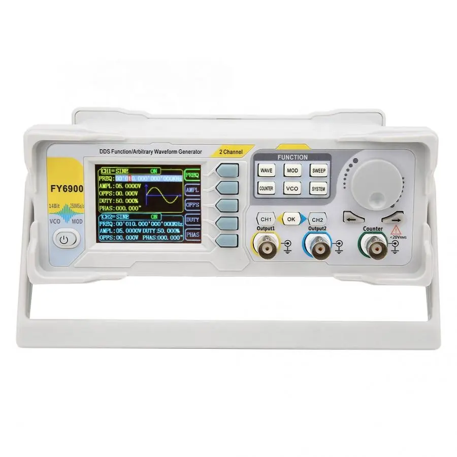 Generatore di segnali arbitrar - Dual Channel Arbitrary Waveform Function Generator 60Mhz recensione e prezzo
